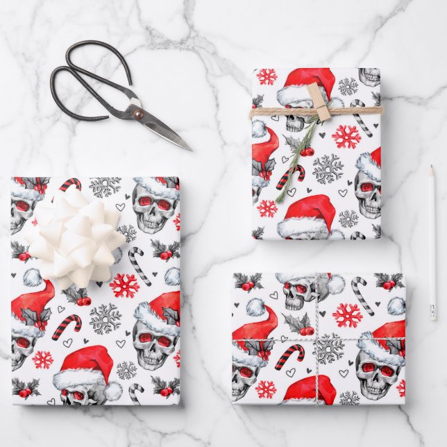 Weihnachtsgeschenkpapier-Blätter Geschenkpapier Set (Vorderseite)