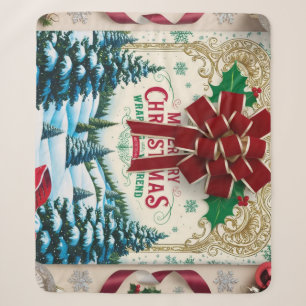 Weihnachtsgeschenkpapier Sherpadecke