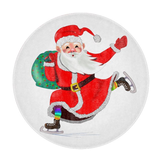 Weihnachtsgeschenktafel Schneidebrett (Vorderseite)