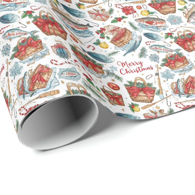 Weihnachtsgeschenktasche Geschenkpapier (Rolleneckpunkt)