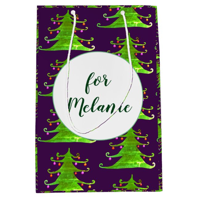 Weihnachtsgeschenktasche Mittlere Geschenktüte (Vorderseite)