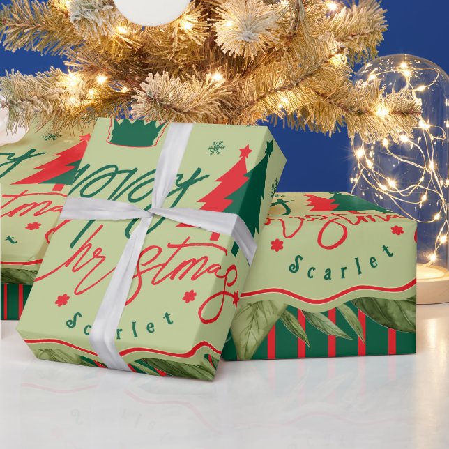 Weihnachtsgeschenkverpackung individuell mit indiv geschenkpapier (Feiertage)