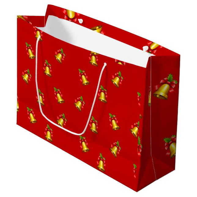 Weihnachtsgeschentüte Große Geschenktüte (Vorderseite Schrägansicht)