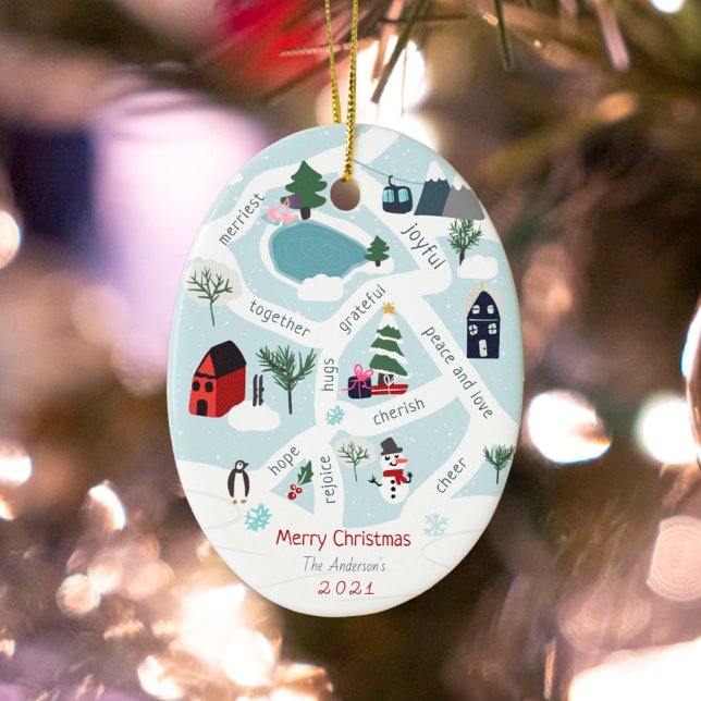 Weihnachtsgeschichte mit Illustrationen Foto Keramik Ornament (Von Creator hochgeladen)
