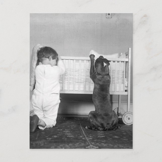 Weihnachtsgeschichte um 1924 feiertagspostkarte (Vorderseite)