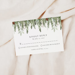 Weihnachtsgeschichten | Hochzeit RSVP Karte