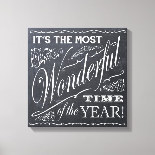 Weihnachtsgeschirr Leinwanddruck (Vorderseite)