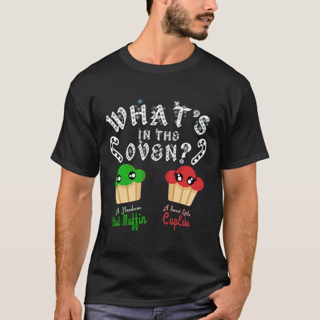 Weihnachtsgeschlecht enthüllt, was im Ofen er oder T-Shirt (Vorderseite)