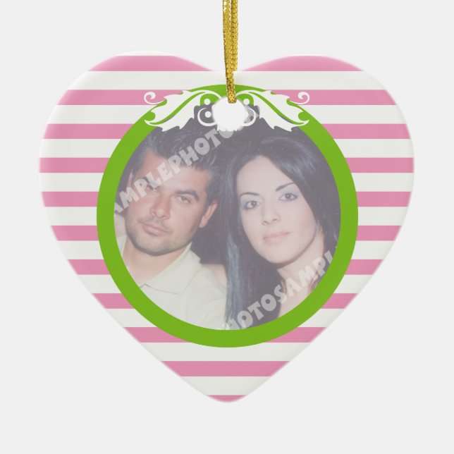 Weihnachtsgeschmack des Ehepaares - 1. Foto Keramikornament (Vorne)