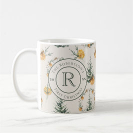 Weihnachtsgeschmack: Mit Monogramm neu Kaffeetasse