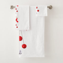 Weihnachtsgeschmuck Badetuch Set