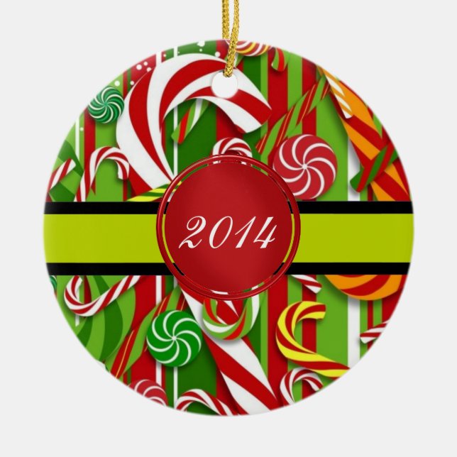 Weihnachtsgeschmuck für das Foto Keramik Ornament (Vorne)