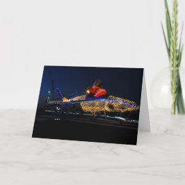 Weihnachtsgeschoss der Marine Feiertagskarte