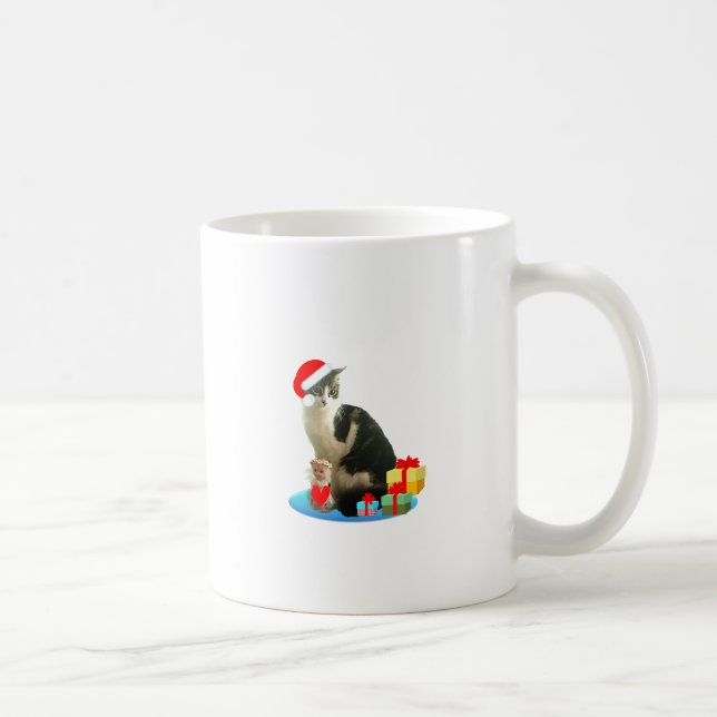 Weihnachtsgestaffel und niedlicher Engel Kaffeetasse (Rechts)