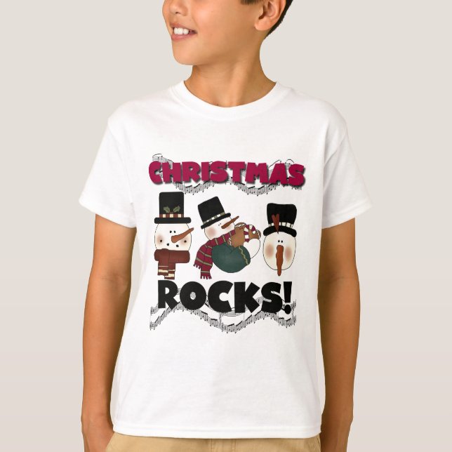 Weihnachtsgesteine - T - Shirt und Geschenke (Vorderseite)