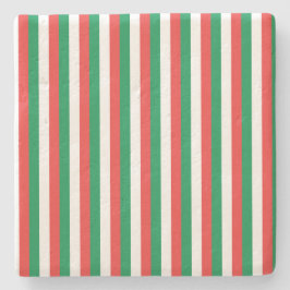 Weihnachtsgestreichter Untersetzer