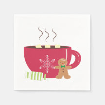 Weihnachtsgetränk Napkin