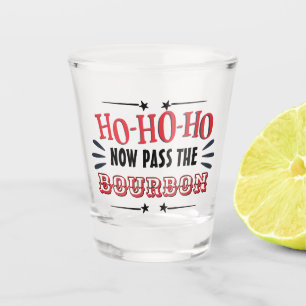 Weihnachtsgetränk, wer den Bourbon passieren Schnapsglas