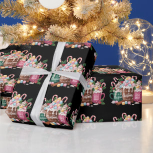 Weihnachtsgetränke Pink Coquette Lebkuchen Kaffee Geschenkpapier