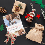 Weihnachtsgetränke Süßigkeiten 3 Foto Mitteilungskarte<br><div class="desc">preiswertes,  festliches Design mit Aquarellwinterfavoriten - heiße Schokolade,  Zuckerrohr,  Strumpf. 3 Foto. Frohe Weihnachten in zeitgenössischem Drehbuch-Schriftart,  perfekt,  um die Ferienzeit zu feiern. Kann bearbeitet werden,  als Teil einer Sammlung.</div>