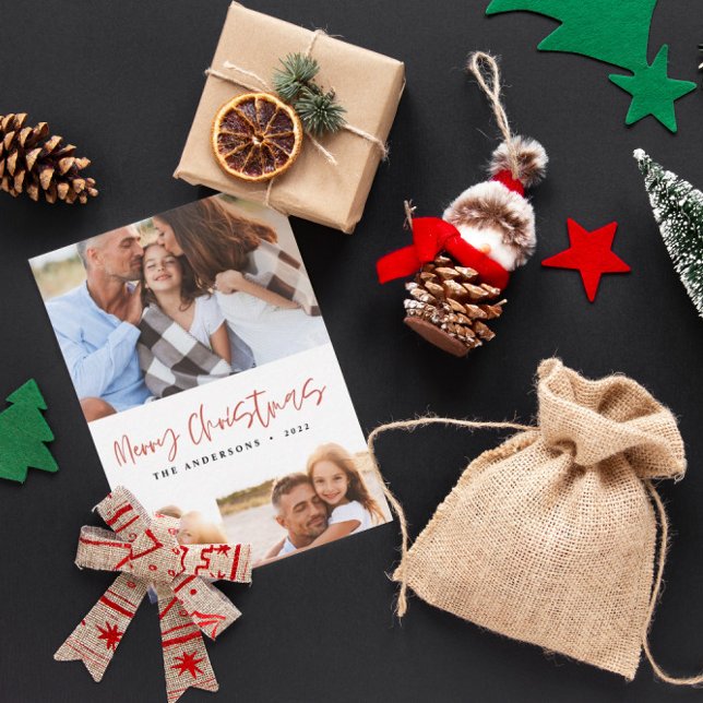 Weihnachtsgetränke Süßigkeiten 3 Foto Mitteilungskarte (Von Creator hochgeladen)