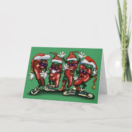 Weihnachtsgewürze Feiertagskarte