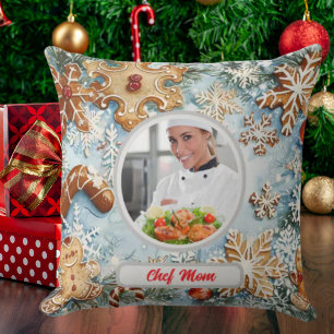 Weihnachtsginger Brot Personalisierter Koch Mama F Kissen