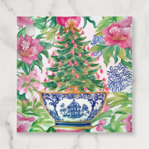 Weihnachtsginger Jar, Chinoiserie Geschenkanhänger