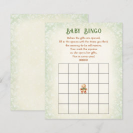 Weihnachtsgingerbrot Baby Shower Game Baby Bingo