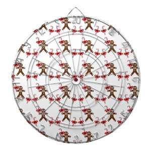 Weihnachtsgingerbrot Candy Dartscheibe