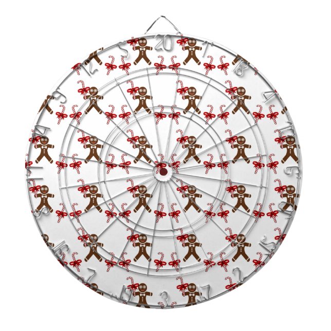 Weihnachtsgingerbrot Candy Dartscheibe (vorne)