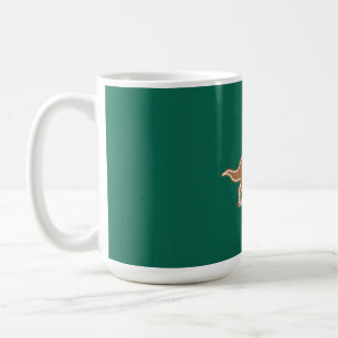 Weihnachtsgingerbrot Dinosaurier Cookie Jagd Kaffeetasse