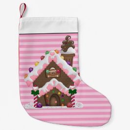 Weihnachtsgingerbrot Holiday Cartoon Strumpf Kleiner Weihnachtsstrumpf