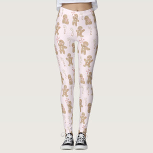 Weihnachtsgingerbrot-Leggings Leggings