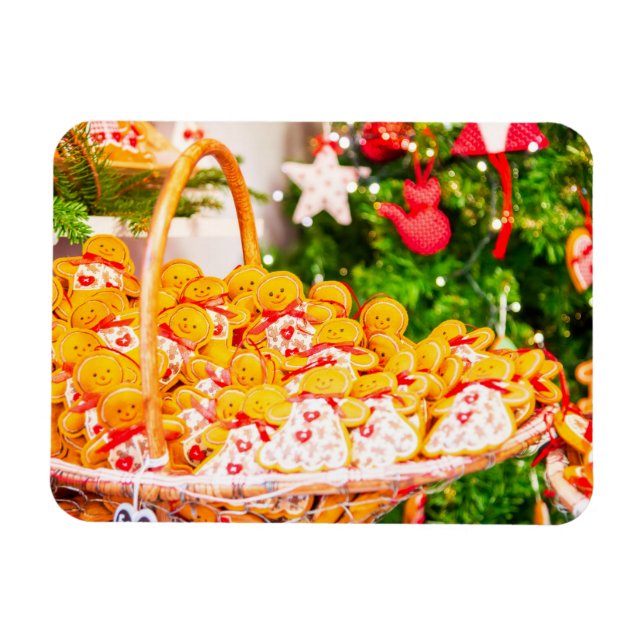 Weihnachtsgingerbrot Magnet (Horizontal)