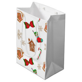 Weihnachtsgingerbrot Mittlere Geschenktüte