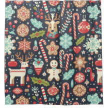 Weihnachtsgingerbrot Nahtloses Muster