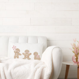 Weihnachtsgingerbrot Rosa Kissen