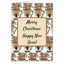 Weihnachtsgingerbrotkarten