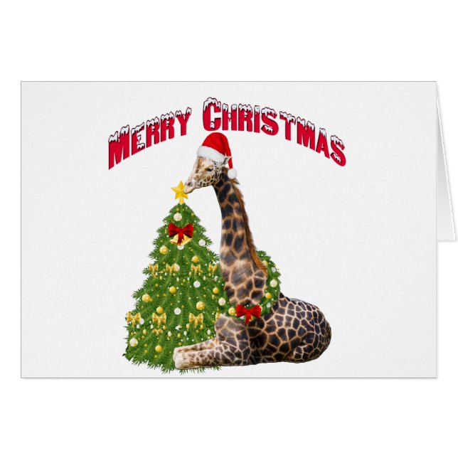 WeihnachtsGiraffe (Vorderseite (Horizontal))
