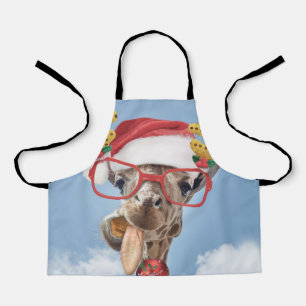 Weihnachtsgiraffe Schürze