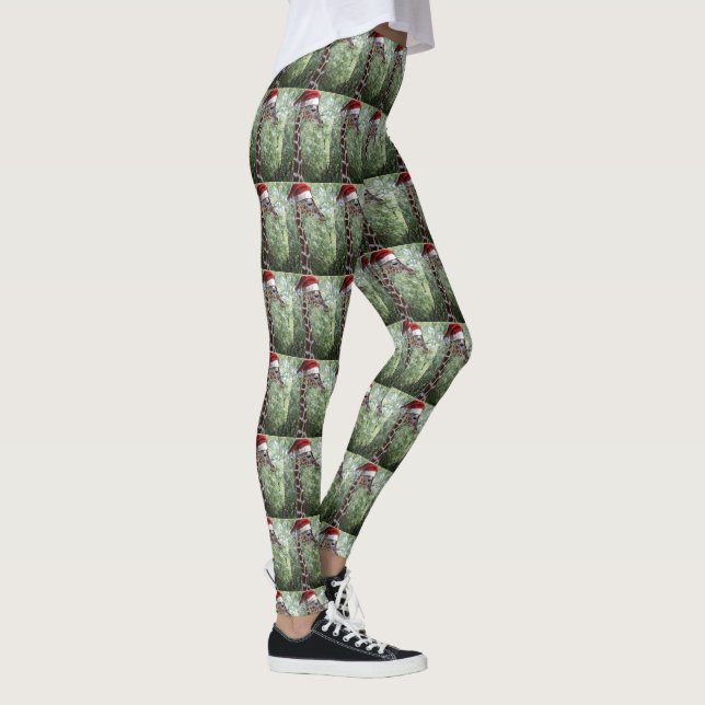 WeihnachtsGiraffen Leggings (Rechts)