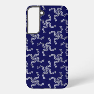 Weihnachtsgirlande Blau, Weihnachtsdekoration, Xma Samsung Galaxy Hülle