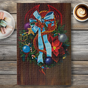 Weihnachtsgirlande-Drache