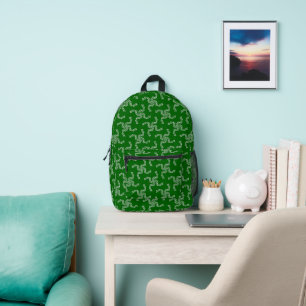 Weihnachtsgirlande Grün, Weihnachtsdekoration Bedruckter Rucksack