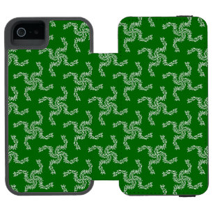 Weihnachtsgirlande Grün, Weihnachtsdekoration Incipio Watson™ iPhone 5 Geldbörsen Hülle