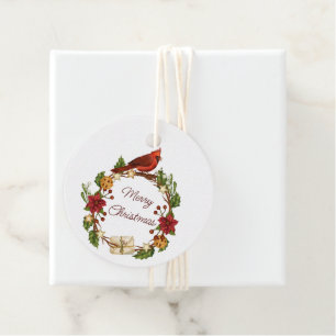 Weihnachtsgirlande mit individuellem Text Geschenkanhänger