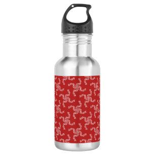 Weihnachtsgirlande Rot, Weihnachtsdekoration, Xmas Edelstahlflasche