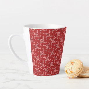 Weihnachtsgirlande Rot, Weihnachtsdekoration, Xmas Milchtasse