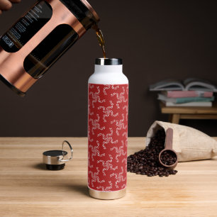 Weihnachtsgirlande Rot, Weihnachtsdekoration, Xmas Trinkflasche